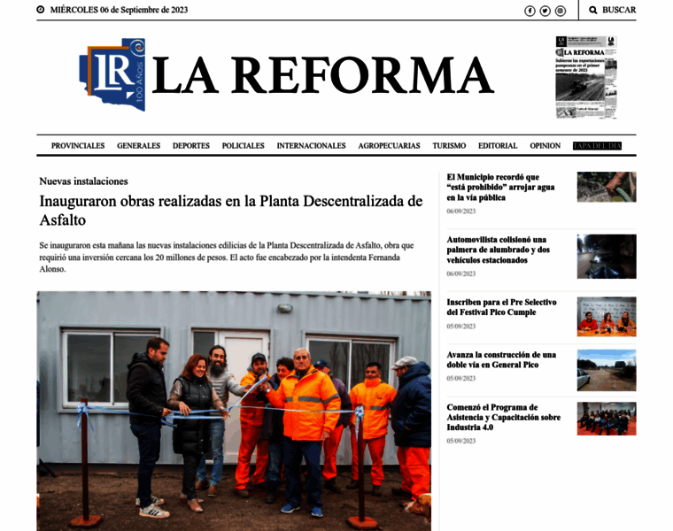 Lareforma.com.ar thumbnail