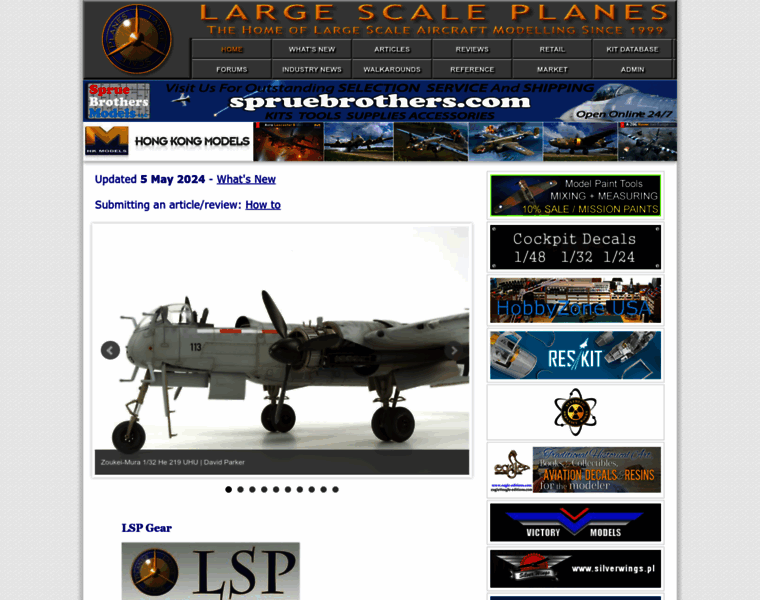 Largescaleplanes.com thumbnail
