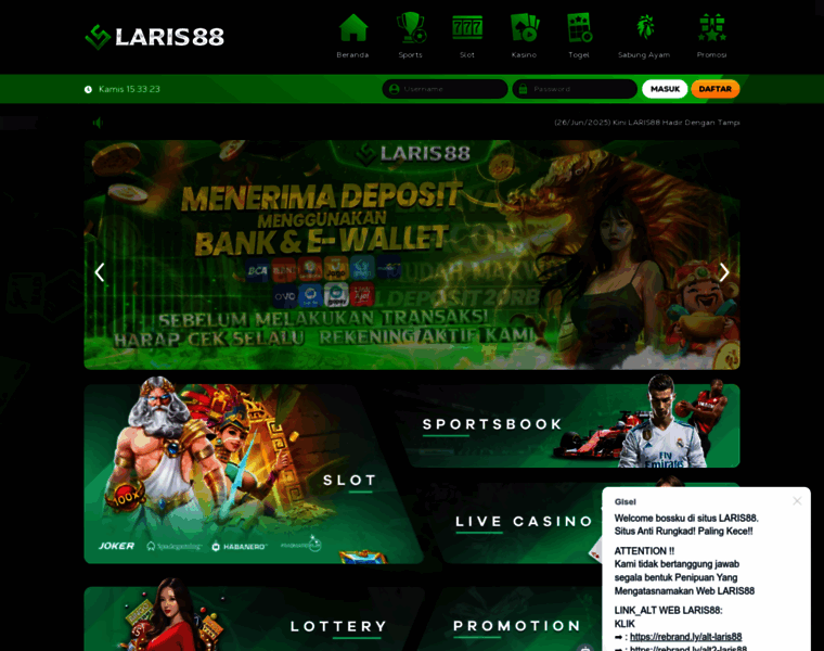 Laris88.ws thumbnail