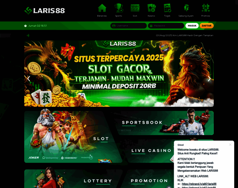 Laris88jepemax.com thumbnail