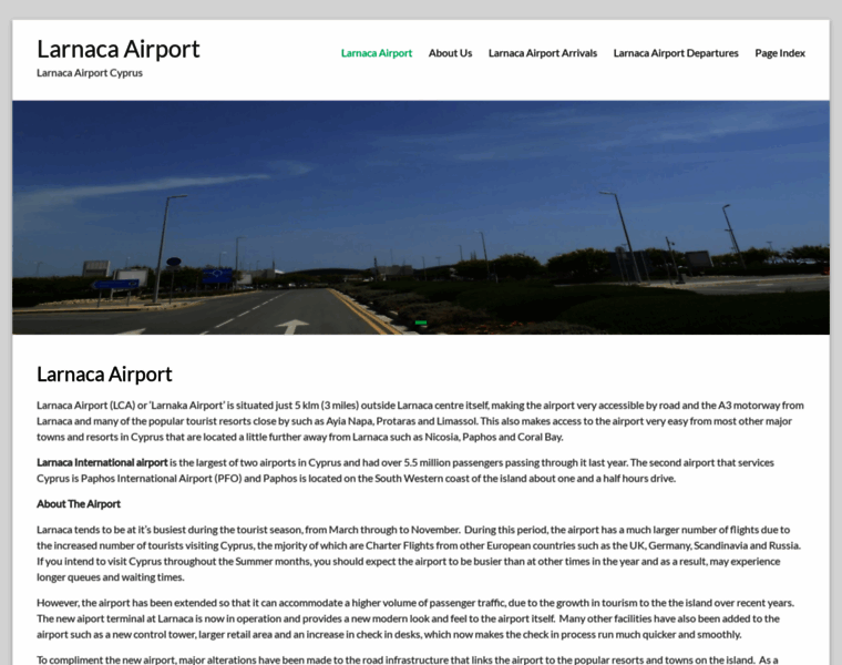 Larnacaairport.co.uk thumbnail