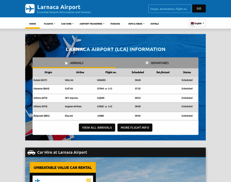 Larnacaairport.org thumbnail