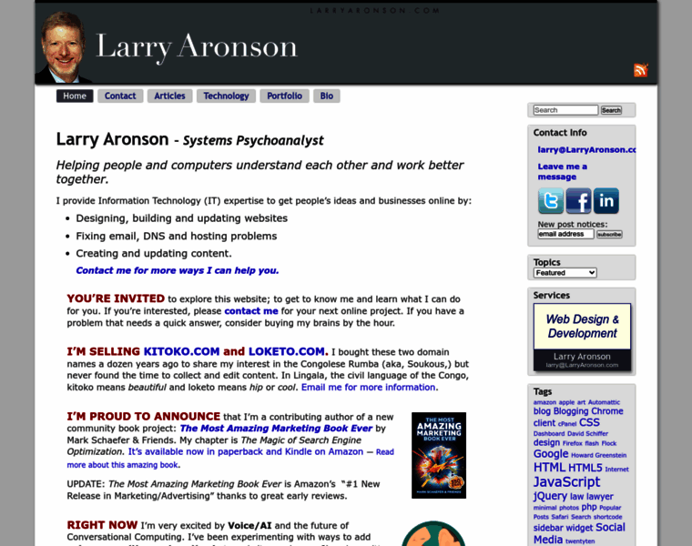 Laronson.com thumbnail