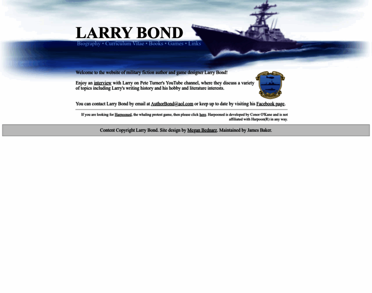 Larry-bond.com thumbnail