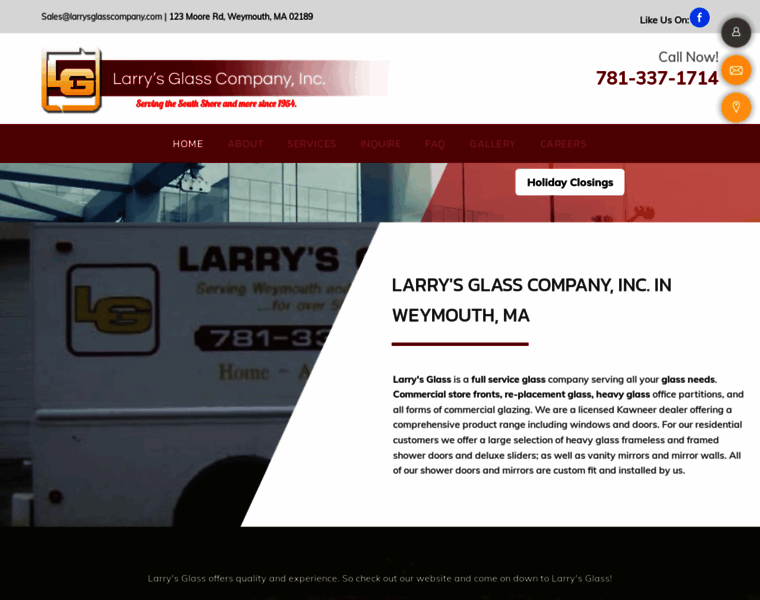 Larrysglasscompany.com thumbnail