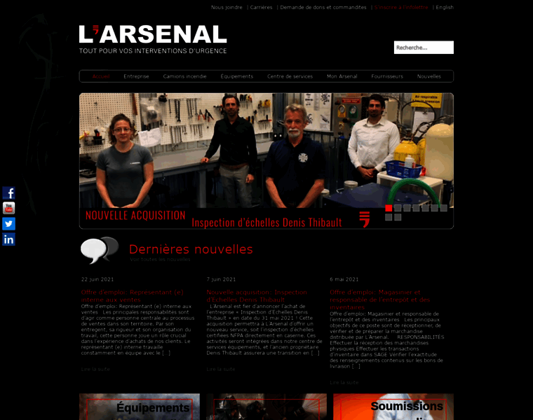 Larsenal.ca thumbnail