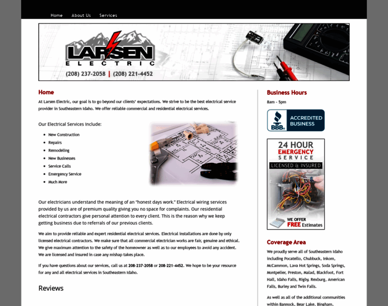 Larsenelectric.net thumbnail