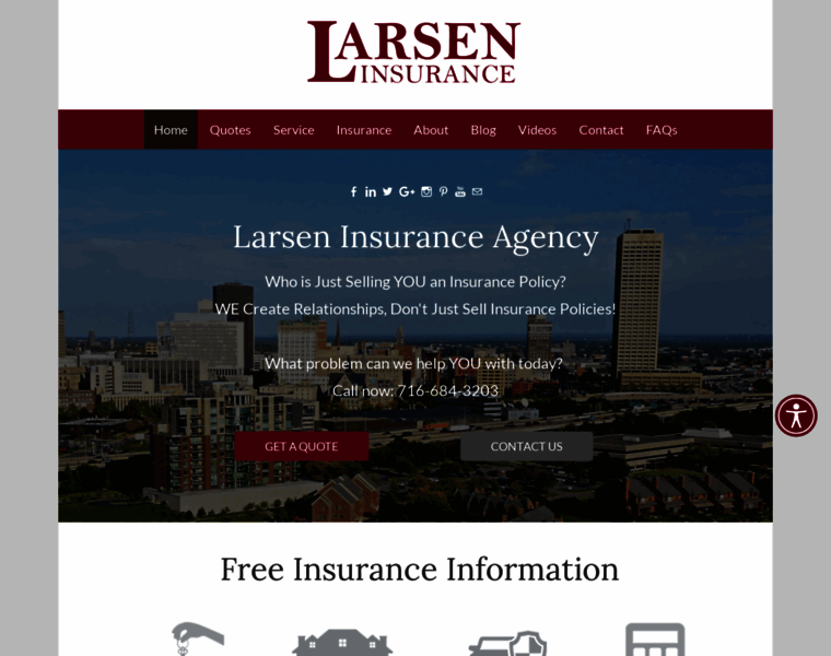 Larseninsurance.com thumbnail