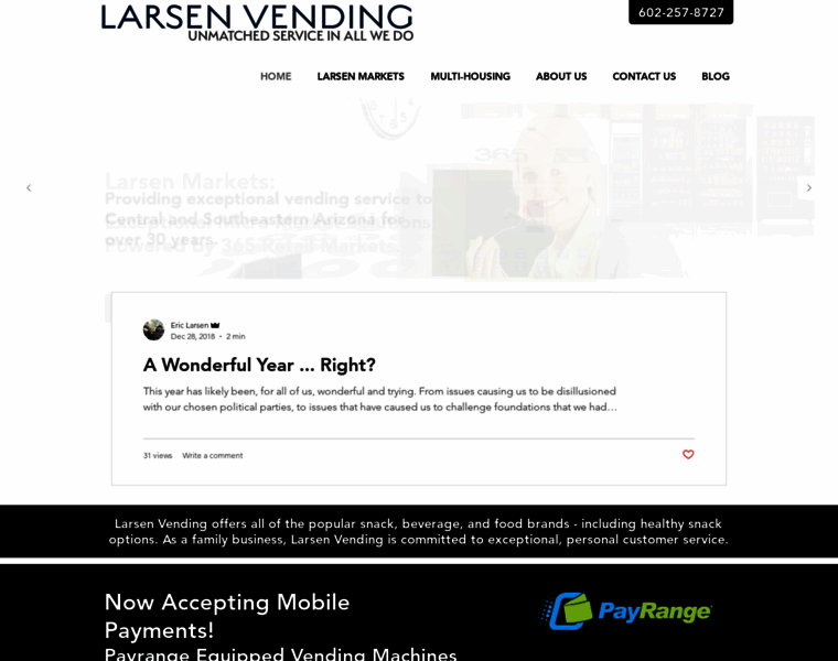Larsenvending.com thumbnail