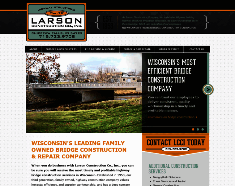Larsonbridgeconstruction.com thumbnail