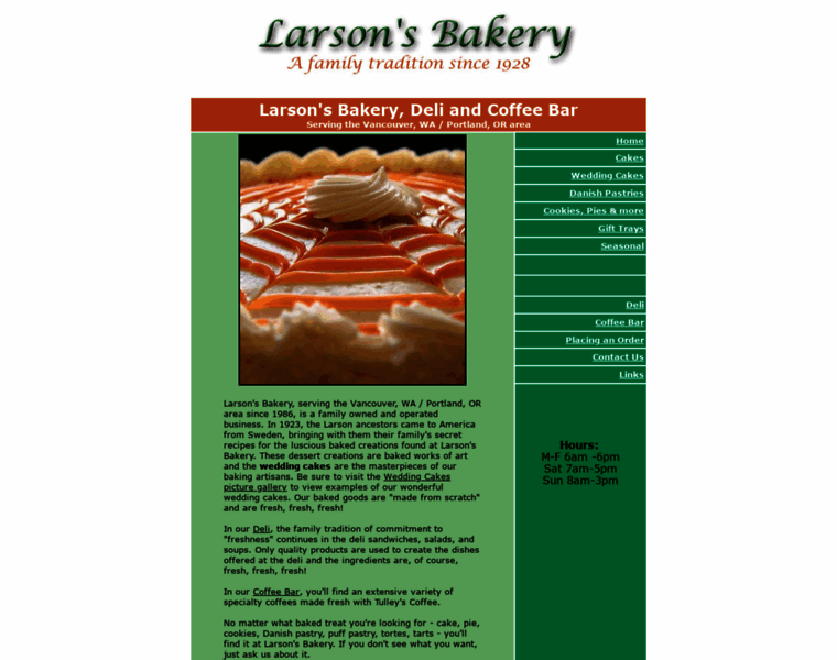 Larsonsbakery.net thumbnail