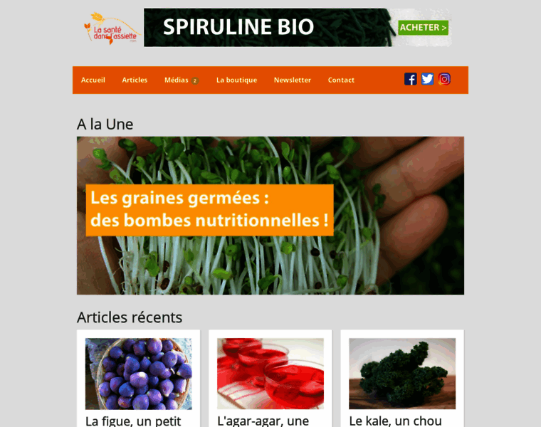 Lasantedanslassiette.com thumbnail Lasantedanslassiette.com thumbnail