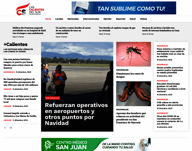 Lascalientesdelsur.com thumbnail