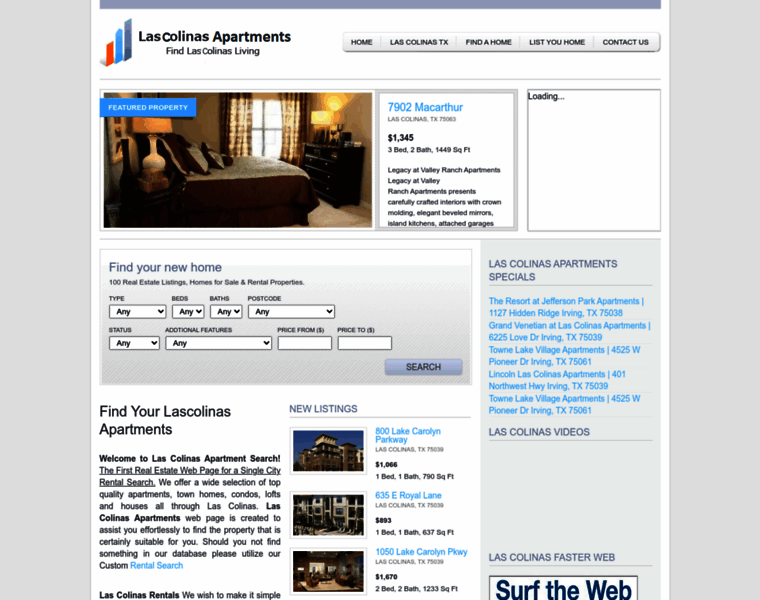 Lascolinas-apartments.com thumbnail