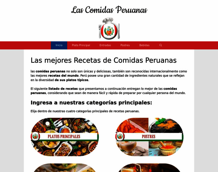 Lascomidasperuanas.com thumbnail