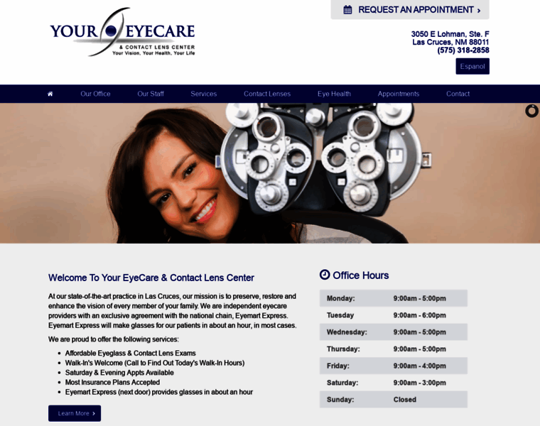 Lascruceseyecare.com thumbnail