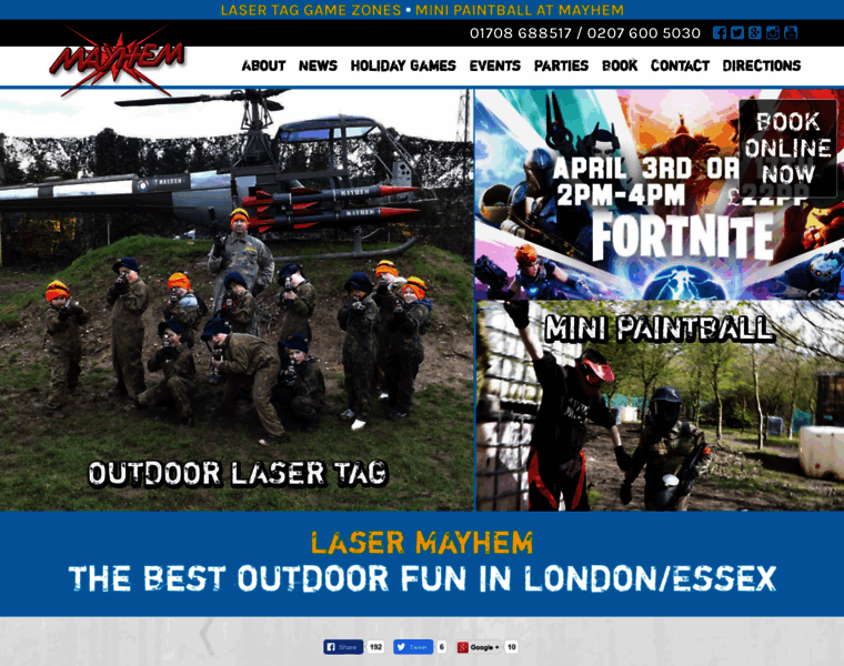 Laser-mayhem.co.uk thumbnail