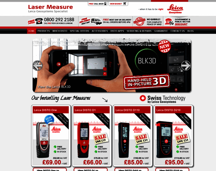 Laser-measure.co.uk thumbnail
