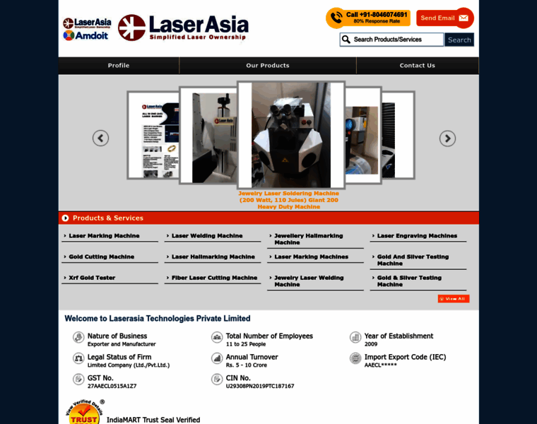 Laserasia.co.in thumbnail