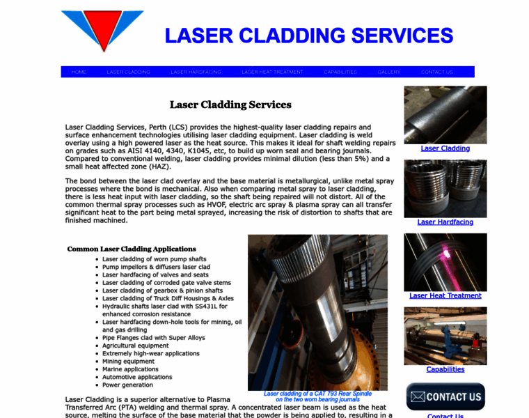 Lasercladdingservices.com.au thumbnail