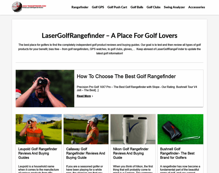 Lasergolfrangefinder.com thumbnail