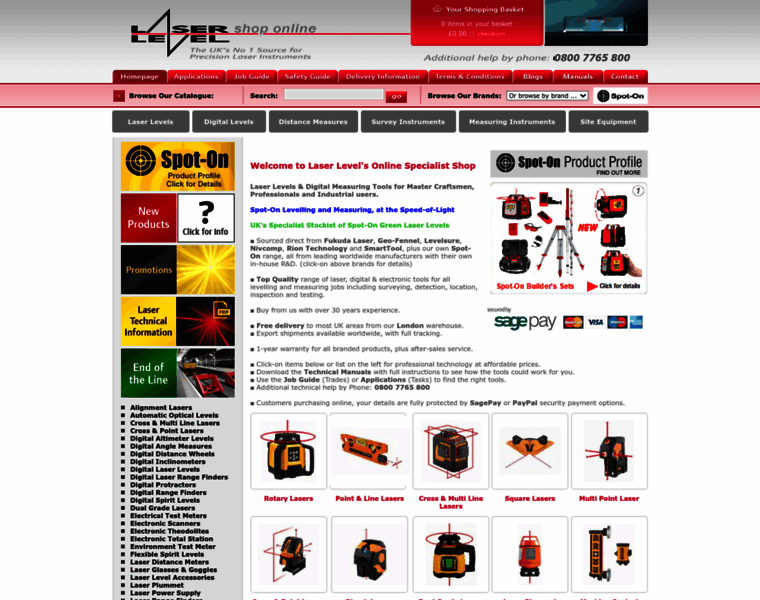 Laserlevelshop.co.uk thumbnail