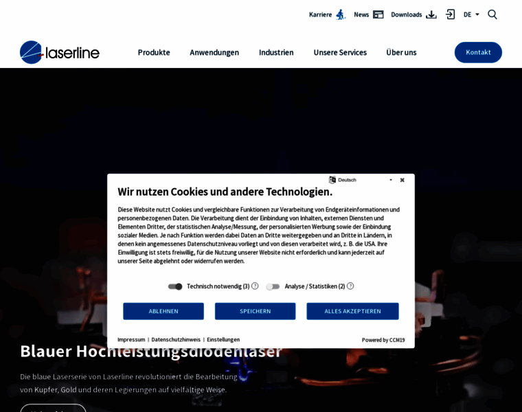 Laserline.de thumbnail