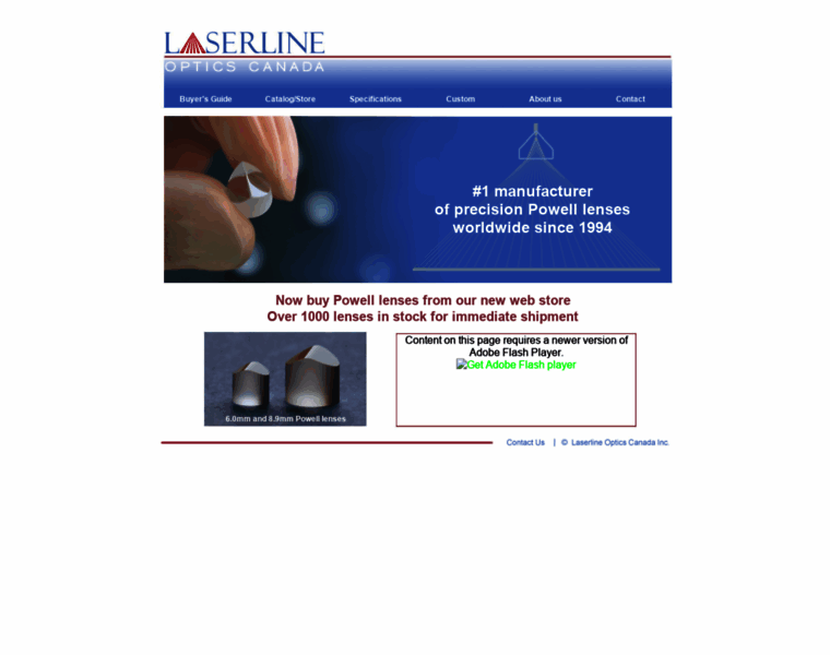 Laserlineoptics.com thumbnail