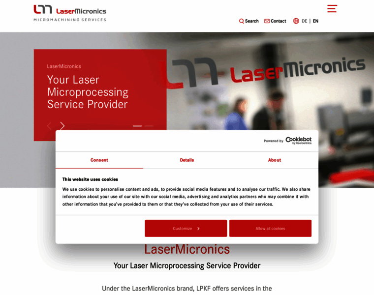 Lasermicronics.com thumbnail