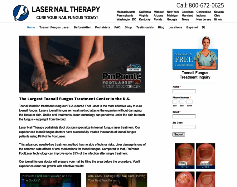 Lasernailtherapy.com thumbnail
