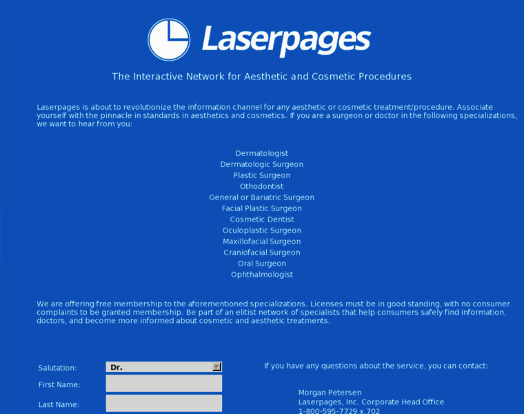 Laserpages.com thumbnail