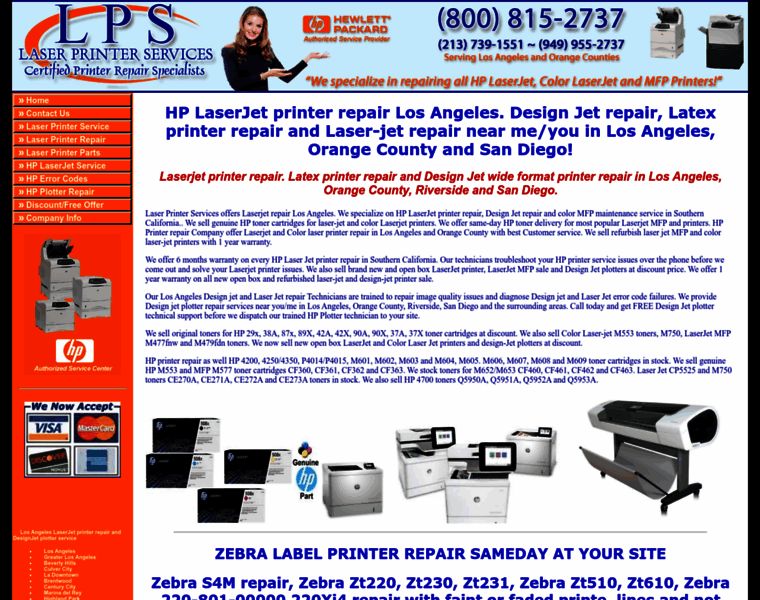 Laserprinterservices.com thumbnail
