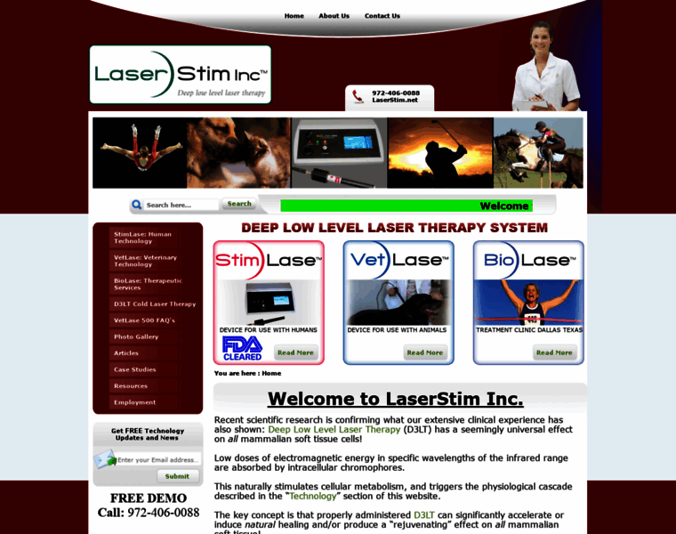 Laserstim.net thumbnail