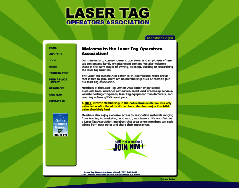 Lasertagoperatorsassociation.org thumbnail