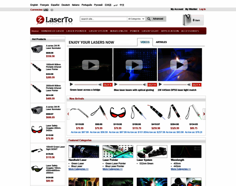 Laserto.com thumbnail
