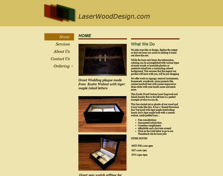 Laserwooddesign.com thumbnail