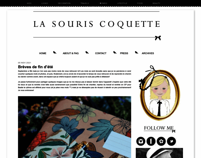 Lasouriscoquette.com thumbnail