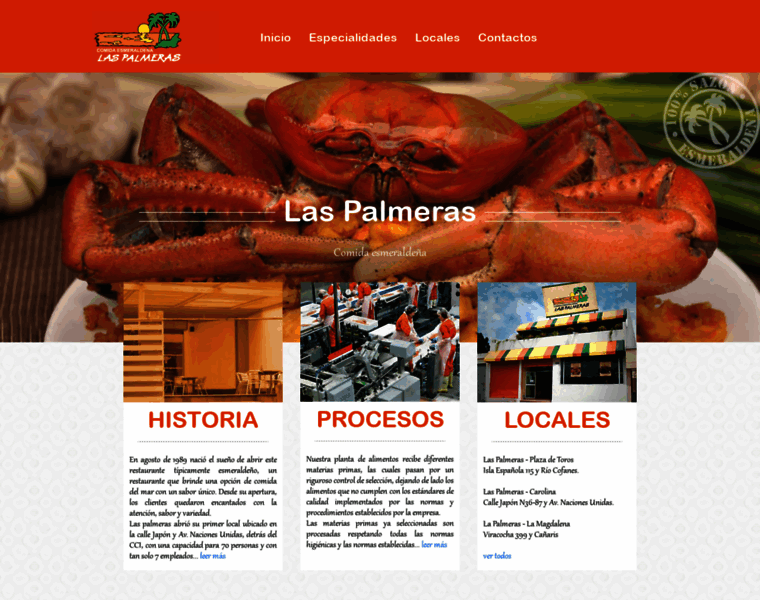 Laspalmeras.com.ec thumbnail