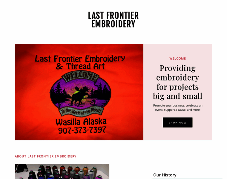 Lastfrontierembroidery.com thumbnail