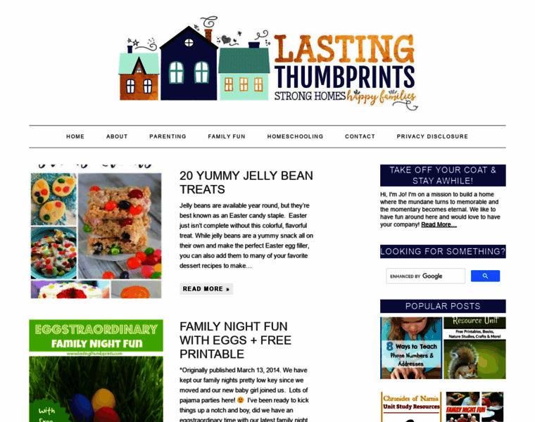Lastingthumbprints.com thumbnail
