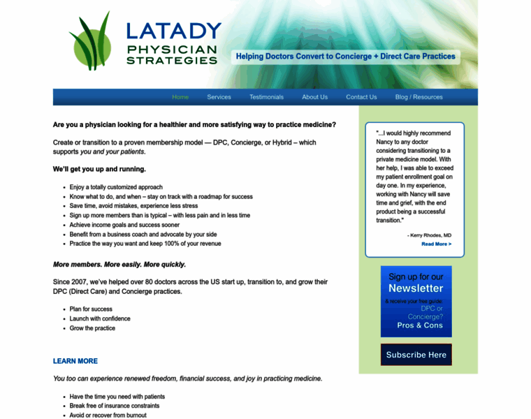 Latadyphysicianstrategies.com thumbnail