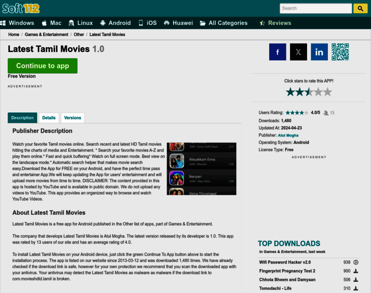 Latest-tamil-movies.soft112.com thumbnail