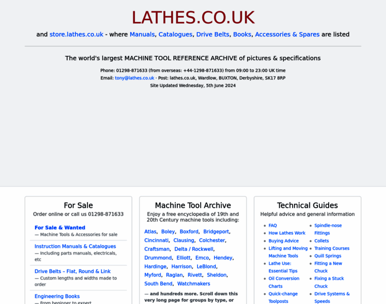Lathes.co.uk thumbnail