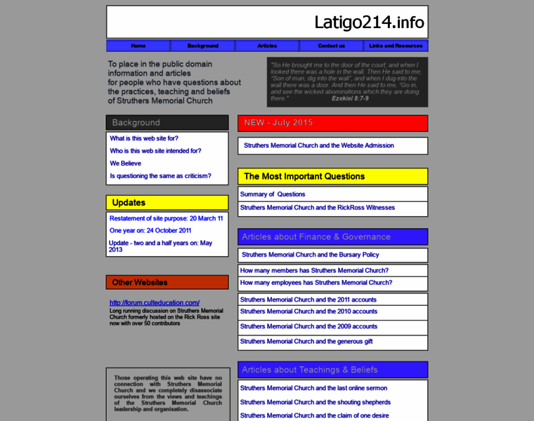 Latigo214.info thumbnail