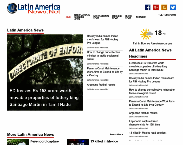 Latinamericanews.net thumbnail
