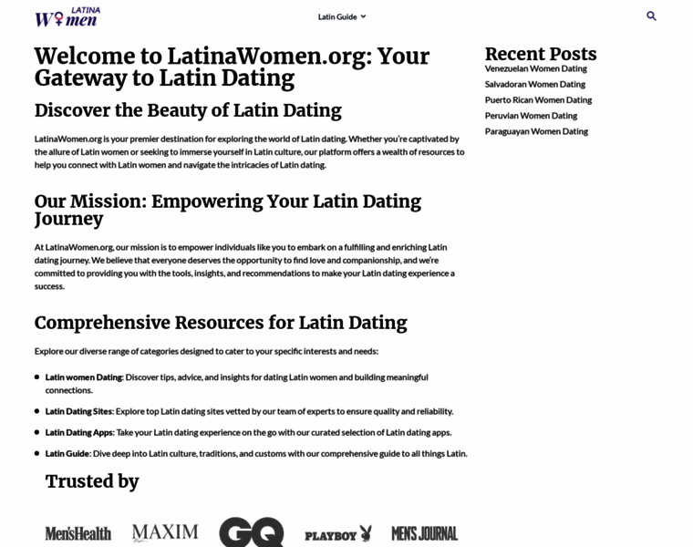 Latinawomen.org thumbnail