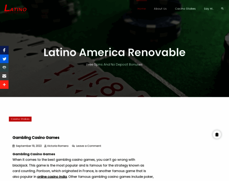 Latinoamericarenovable.com thumbnail