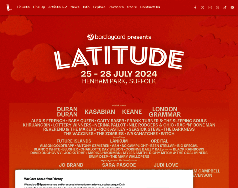 Latitudefestival.com thumbnail