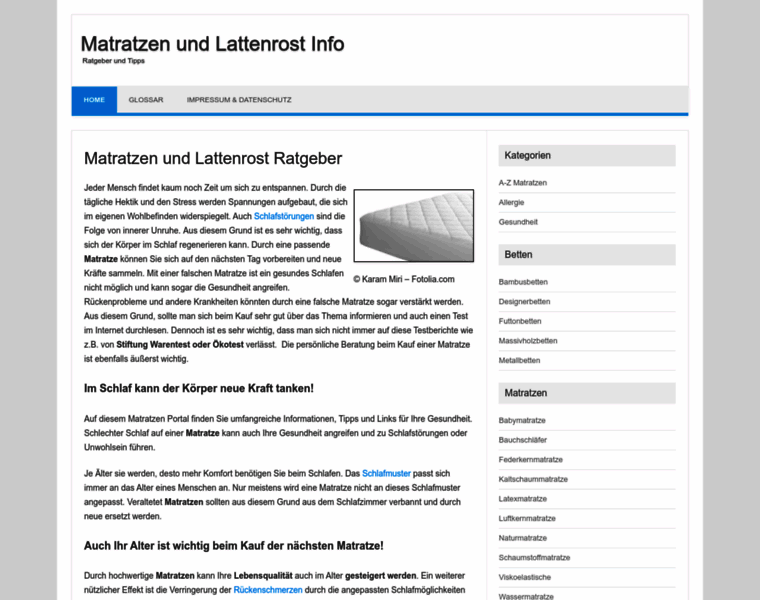 Lattenrost-matratze.de thumbnail