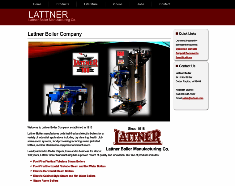 Lattnerboiler.com thumbnail